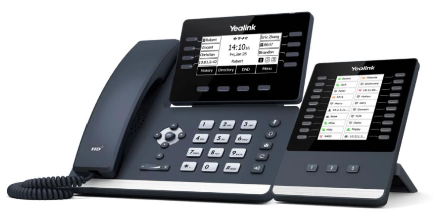 Yealink SIP-T53W con dss exp50 Yealink SIP-T53W con EXP50